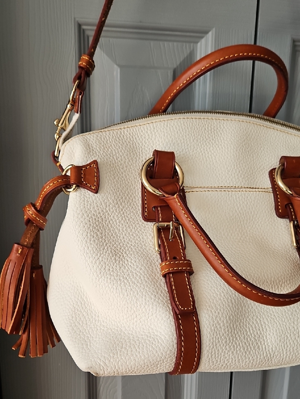 Dooney & Bourke Pebble Grain Bristol Satchel - Picture 3 of 13